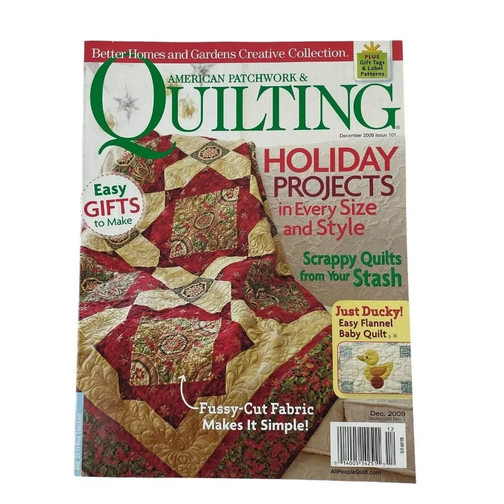 Better Homes & Gardens American Patchwork &‎ Quilting Magazines Full Year 2009